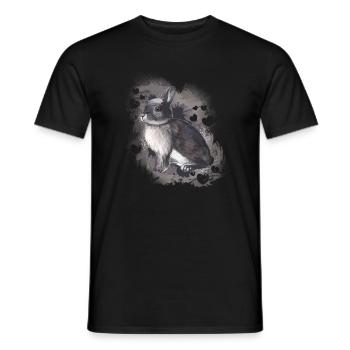 Rabbit - Men's T-Shirt - black - Front - AI Model Male 178 light (178cm)