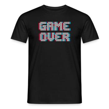 Gamer Games Zocker - Männer T-Shirt - Schwarz - Vorne - AI Model Male 178 light (178cm)
