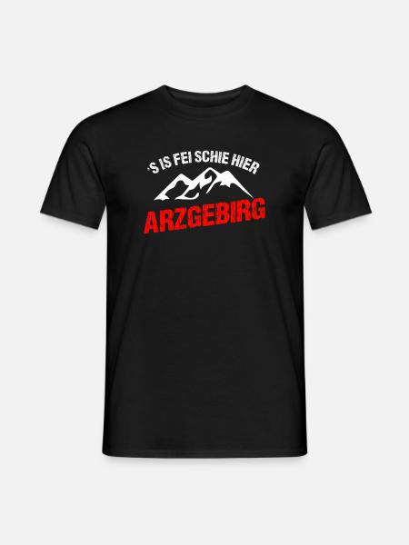 is fei schie hier - Männer T-Shirt - Schwarz