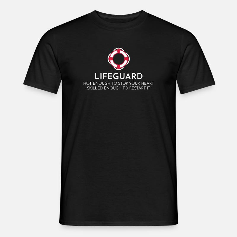 lifeguard - Männer T-Shirt - Schwarz