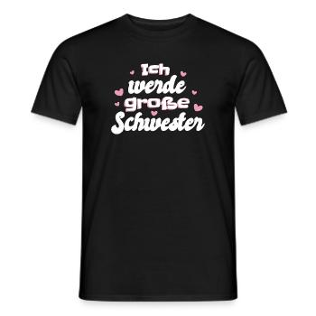 Liebevolle Schwester Botschaft - Männer T-Shirt - Schwarz - Vorne - AI Model Male 178 light (178cm)