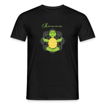 turtle - Men's T-Shirt - black - Front - AI Model Male 178 light (178cm)