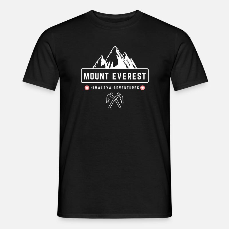 Mount Everest Himalayan Advetures - Männer T-Shirt - Schwarz