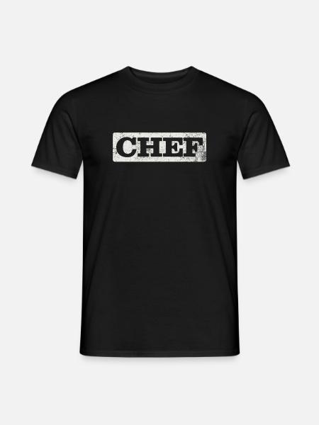 Chef Cook Hobby Chef - Men's T-Shirt - black
