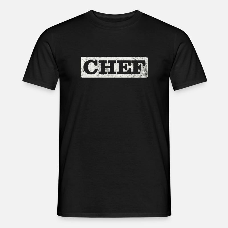 Chef Cook Hobby Chef - Men’s T-shirt - black