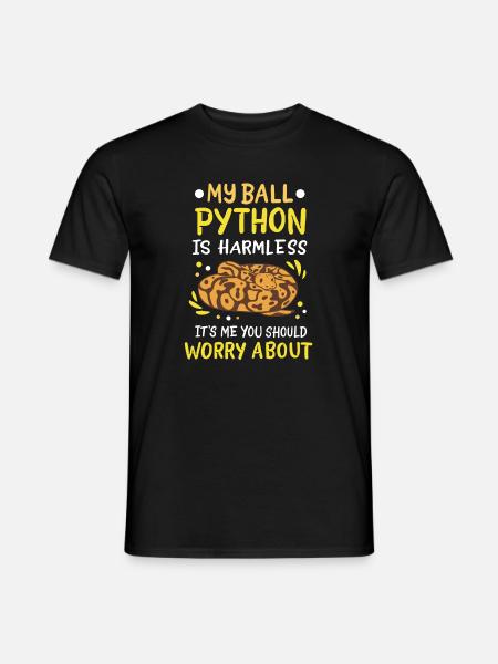 Boule Python - T-shirt homme - noir