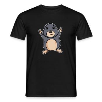 mole - Men's T-Shirt - black - Front - AI Model Male 178 light (178cm)