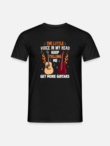 Guitarist Guitar Player Guitar - Men's T-Shirt - black