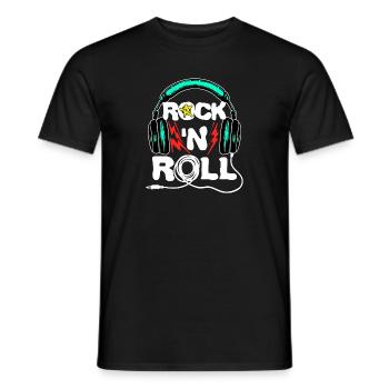 Cool Headset Funny Saying - Men's T-Shirt - black - Front - AI Model Male 178 light (178cm)