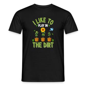 Gärtner Garten - Männer T-Shirt - Schwarz - Vorne - AI Model Male 178 light (178cm)