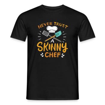 Cuisiner - T-shirt homme - noir - Devant - AI Model Male 178 light (178cm)