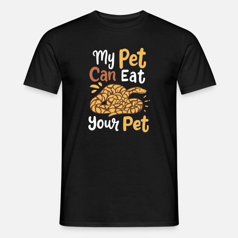 Python Snake Snake Owner - Men's T-shirt - black