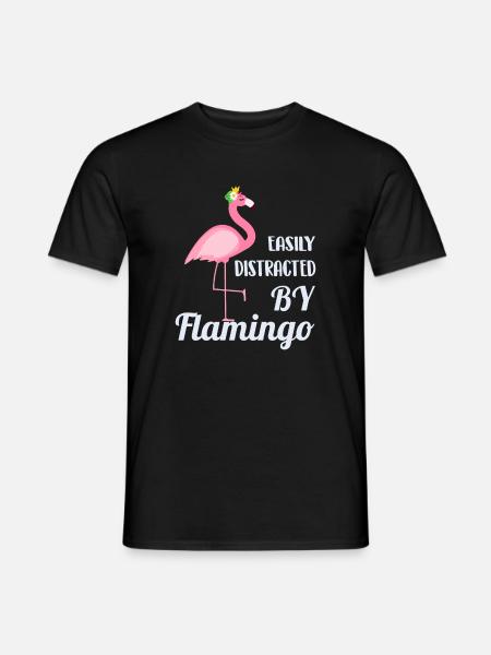 Flamingo - T-shirt homme - noir
