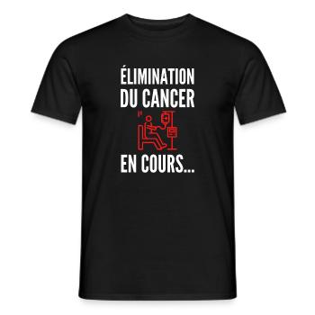Élimination en cours – Avancer, simplement - T-shirt homme - noir - Devant - AI Model Male 178 light (178cm)