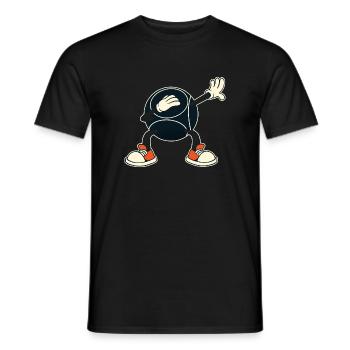 Dabbing Boule Ball Petanque Bouler Boule Accessories - Men's T-Shirt - black - Front - AI Model Male 178 light (178cm)