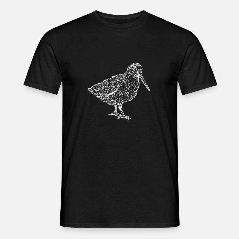 Waldschnepfe - Männer T-Shirt - Schwarz