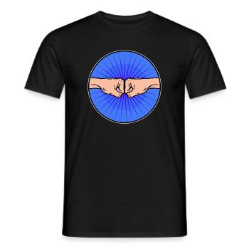 Buddy Beste Freunde - Männer T-Shirt - Schwarz - Vorne - AI Model Male 178 light (178cm)