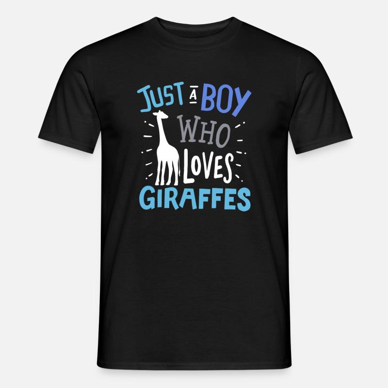 Giraffes Giraffe - Men's T-Shirt - black