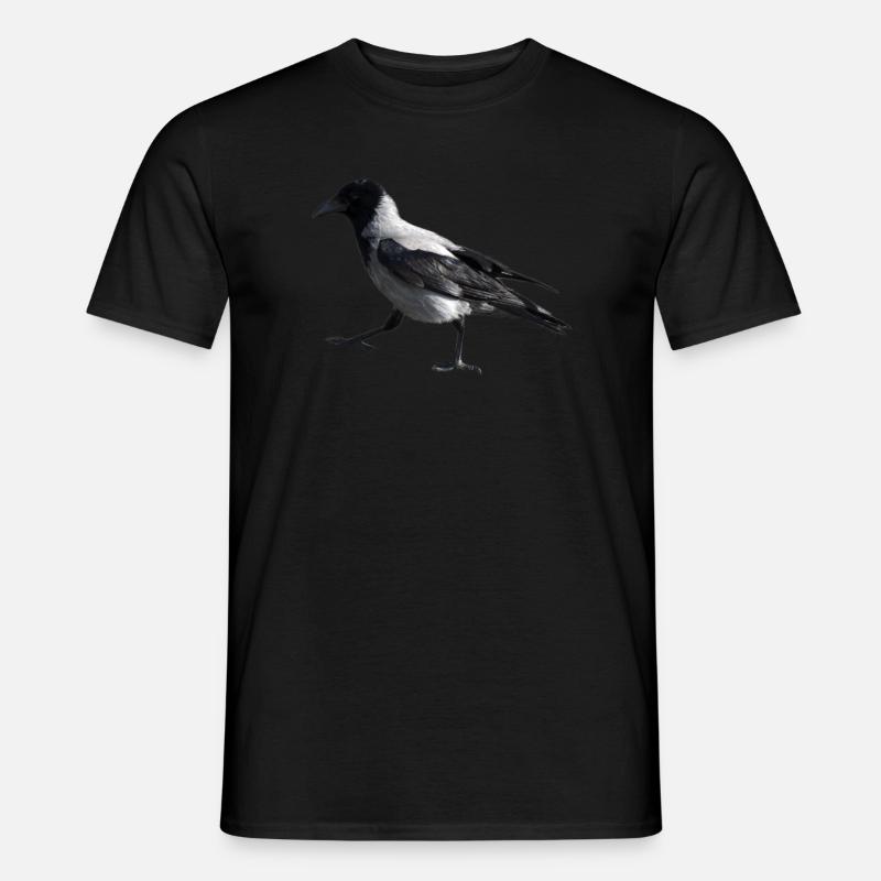 A small step by a crow - Men’s T-shirt - black