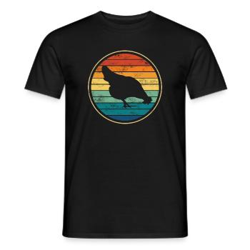 Chicken chickens - Men's T-Shirt - black - Front - AI Model Male 178 light (178cm)