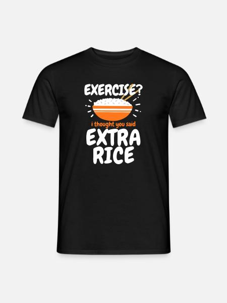 Riz Extra Riz Cuisine Philippine - T-shirt homme - noir