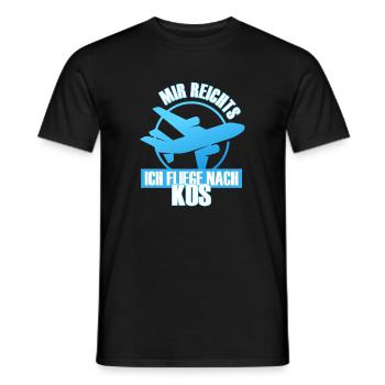 Kos Griechenland Meer Sommer Ferien Insel Sommer - Männer T-Shirt - Schwarz - Vorne - AI Model Male 178 light (178cm)