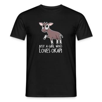 Okapi - T-shirt homme - noir - Devant - AI Model Male 178 light (178cm)