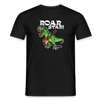 Drôle animal Cool de dinosaures sort - T-shirt homme - noir - Devant - AI Model Male 178 light (178cm)