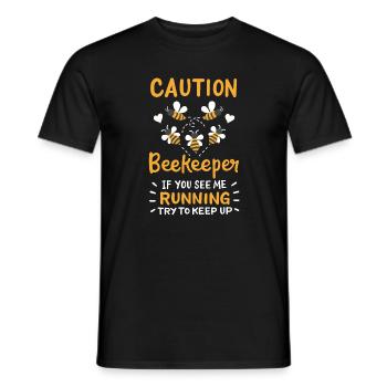 Beekeepers, beekeepers, beekeepers - Men's T-Shirt - black - Front - AI Model Male 178 light (178cm)