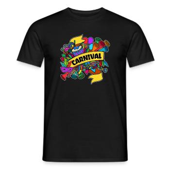 Carnaval carnaval de carnaval - T-shirt homme - noir - Devant - AI Model Male 178 light (178cm)