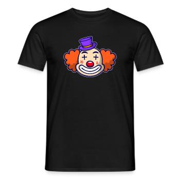 Fasching Clown Karneval - Männer T-Shirt - Schwarz - Vorne - AI Model Male 178 light (178cm)