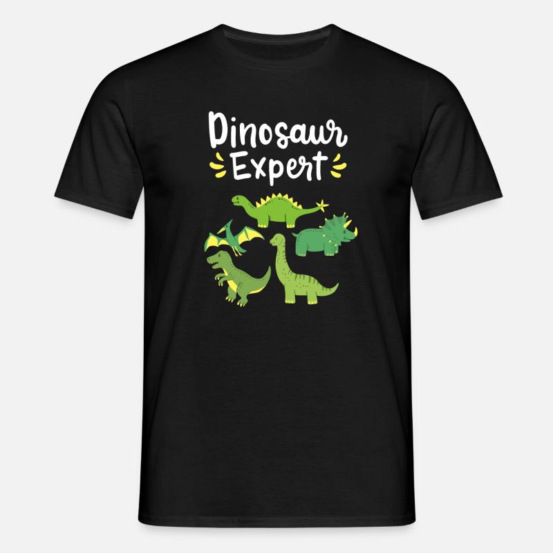 Paleontologist Dinosaurs - Men's T-Shirt - black