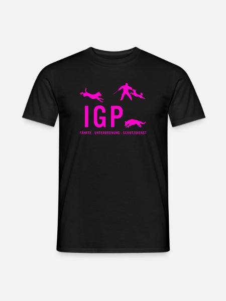 IGP Hundesport - pink - Männer T-Shirt - Schwarz