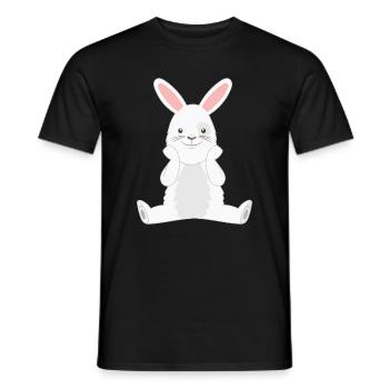 Rabbit Rabbit - Men's T-Shirt - black - Front - AI Model Male 178 light (178cm)