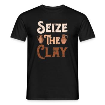 Poterie Céramique Tonique - T-shirt homme - noir - Devant - AI Model Male 178 light (178cm)
