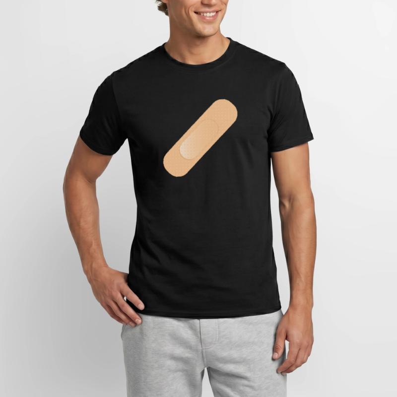 Un dispositif simple de fixation comme élément de conception T-shirt homme