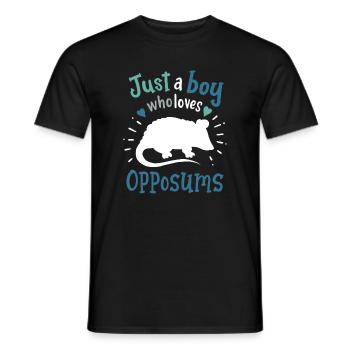 Opossum Opossum-Liebhaber - Männer T-Shirt - Schwarz - Vorne - AI Model Male 178 light (178cm)