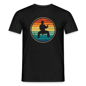 Karaté Sports de combat - T-shirt homme - noir - Devant - AI Model Male 178 light (178cm)