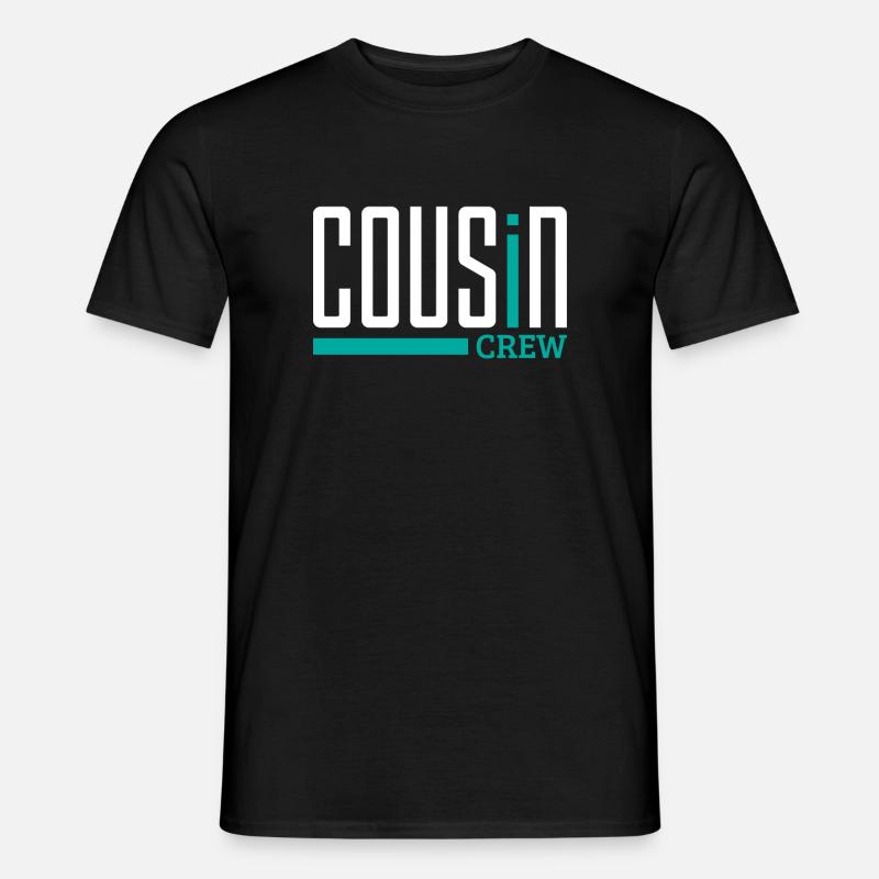 Cousin Cousin Crew - Männer T-Shirt - Schwarz