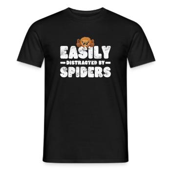 Spinne Vogelspinne - Männer T-Shirt - Schwarz - Vorne - AI Model Male 178 light (178cm)