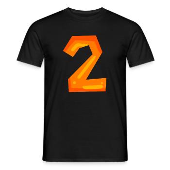 2 - T-shirt homme - noir - Devant - AI Model Male 178 light (178cm)