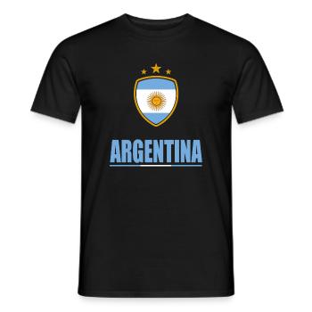 Argentine Sports - T-shirt homme - noir - Devant - AI Model Male 178 light (178cm)