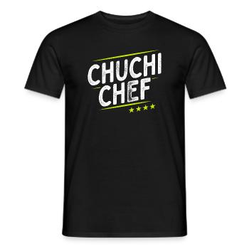 Küchenchef - Chuchi Chef - Schweizerdeutsch - Männer T-Shirt - Schwarz - Vorne - AI Model Male 178 light (178cm)