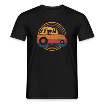 Traktor Vintage - Männer T-Shirt - Schwarz - Vorne - AI Model Male 178 light (178cm)