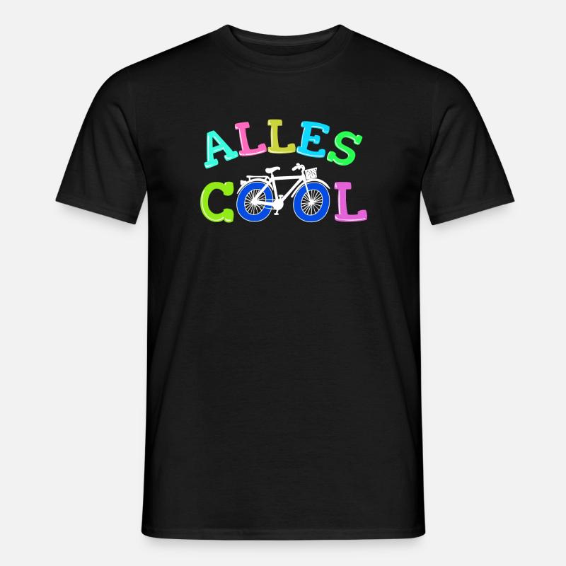 Fahrrad Biker Statement - Männer T-Shirt - Schwarz