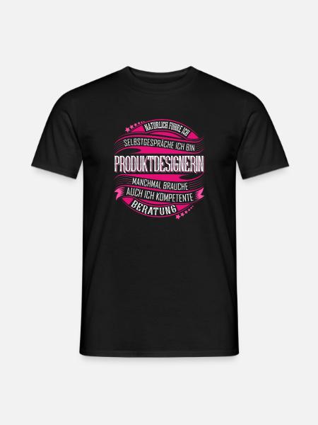 Produktdesignerin - Männer T-Shirt - Schwarz