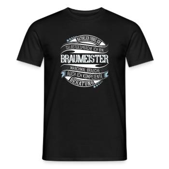Braumeister - Männer T-Shirt - Schwarz - Vorne - AI Model Male 178 light (178cm)