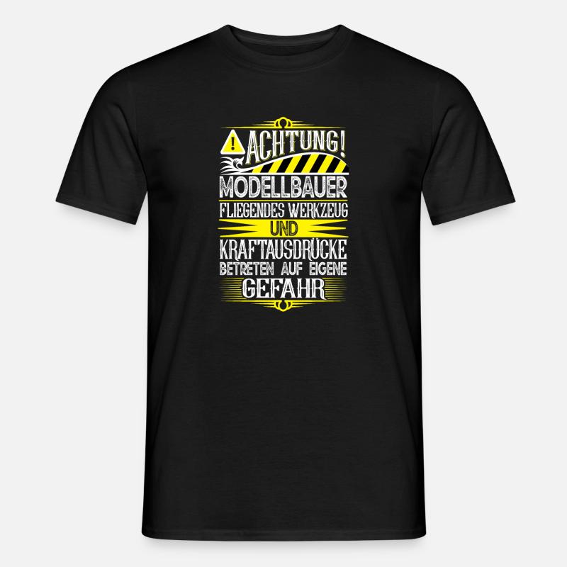 Modellbauer - Männer T-Shirt - Schwarz