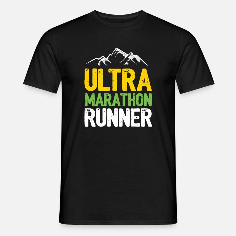 Ultra Marathon Runner - Männer T-Shirt - Schwarz
