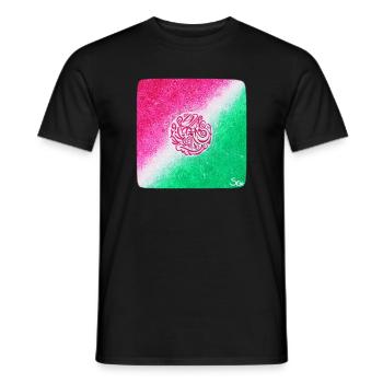 Herz-Chakra-Heilung - Sonja Ariel von Staden - Männer T-Shirt - Schwarz - Vorne - AI Model Male 178 light (178cm)